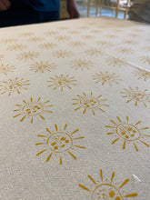 Load image into Gallery viewer, Hand Printed Sun Dish Towel
