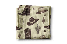Load image into Gallery viewer, Western Cowboy Cactus Kitchen Dish Towel
