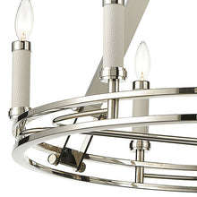 Load image into Gallery viewer, Bergamo 28" x 29' Wide 6 Light Chandelier
