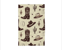 Load image into Gallery viewer, Western Cowboy Cactus Kitchen Dish Towel
