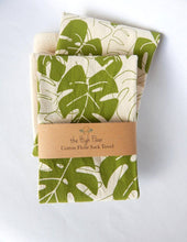Load image into Gallery viewer, Hand Painted Monstera Dish Towel
