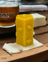 Load image into Gallery viewer, Hexagon Beehive Pillar Candle
