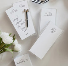 Load image into Gallery viewer, Notepaper in Acrylic Tray Collection
