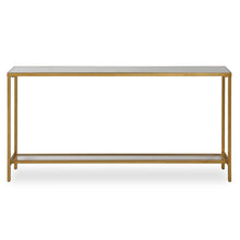 Load image into Gallery viewer, Gold Console Table
