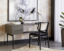 Load image into Gallery viewer, Mid-Century Black Iron Desk Lamp
