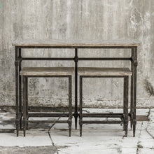 Load image into Gallery viewer, Counter Height Bistro Table with Two Stools S/3

