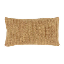 Load image into Gallery viewer, Honey Hand Knitted 26" x 14" Pillow
