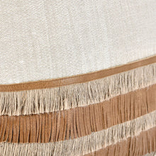 Load image into Gallery viewer, Jute &amp; Leather Chestnut 20" Pillow
