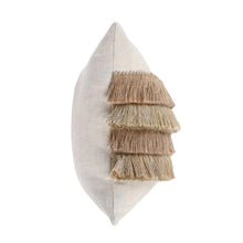 Load image into Gallery viewer, Jute Fringe 14" x 26" Pillow
