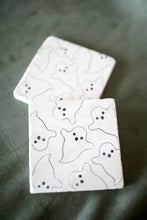 Load image into Gallery viewer, Ghost Halloween Marble Coaster
