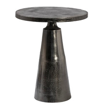 Load image into Gallery viewer, Strumm Black Aluminum 20" Round End Table
