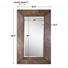 Load image into Gallery viewer, Langford Large Beveled Mirror
