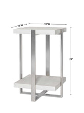 Load image into Gallery viewer, Faux Shagreen Accent table
