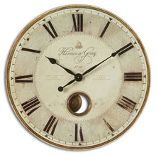 Load image into Gallery viewer, 30" Weathered Wall Clock
