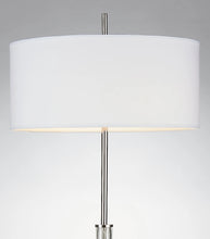Load image into Gallery viewer, Hudson Nickel &amp; Seeded Glass Lamp Collection
