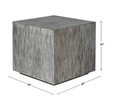 Load image into Gallery viewer, Gray Metallic Cocktail/End Table Collection
