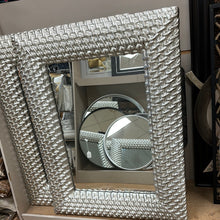 Load image into Gallery viewer, Silver “Knotted” Mirror

